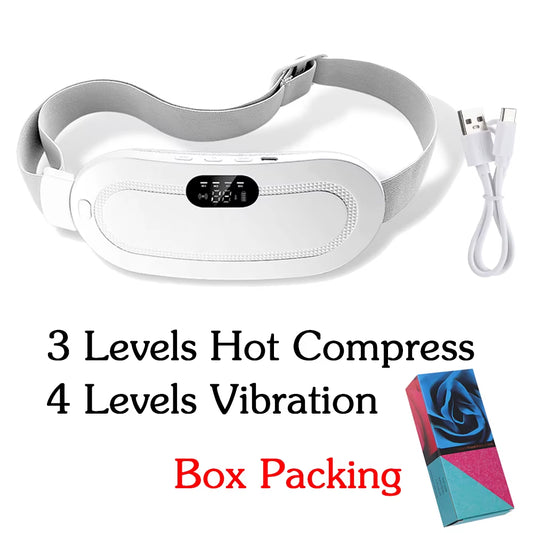 Electric Heating Waist Massage Belt Abdominal Menstrual Heating Pad Belly Warm Palace Belt for Period Cramp Relief