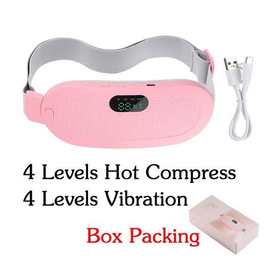 Electric Heating Waist Massage Belt Abdominal Menstrual Heating Pad Belly Warm Palace Belt for Period Cramp Relief